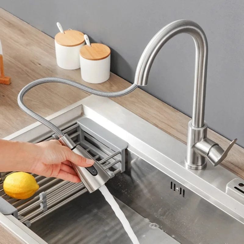 Robinet Cuisine - FlexiPro Argent