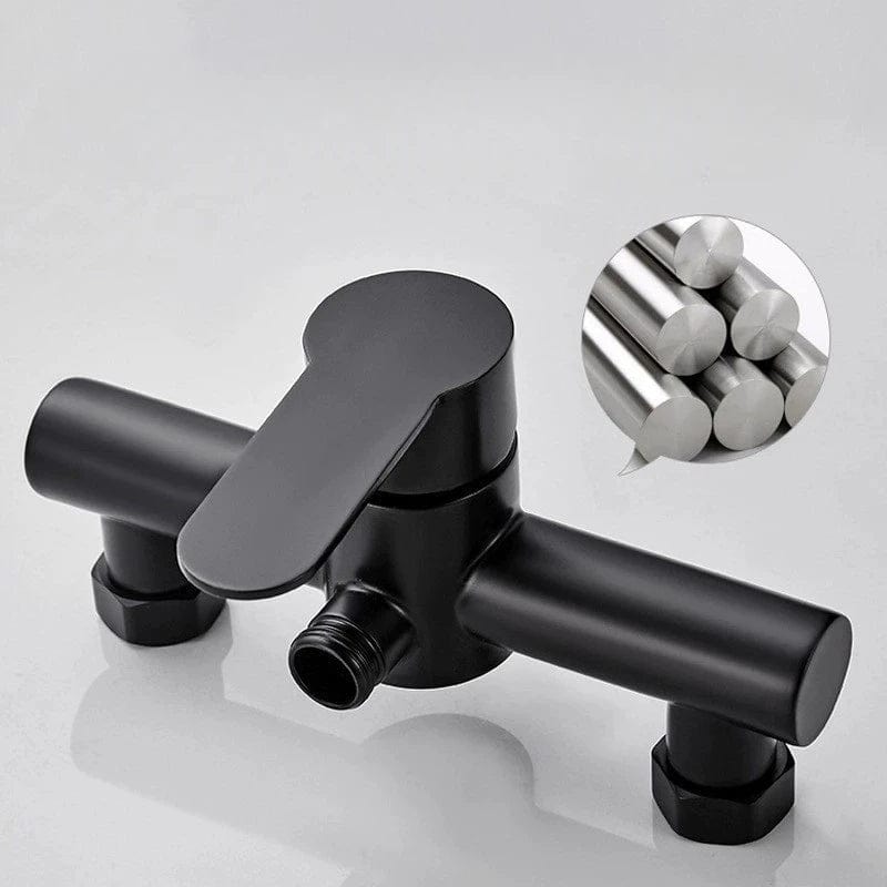 Robinet de Douche - Design Noir Mat Moderne Noir