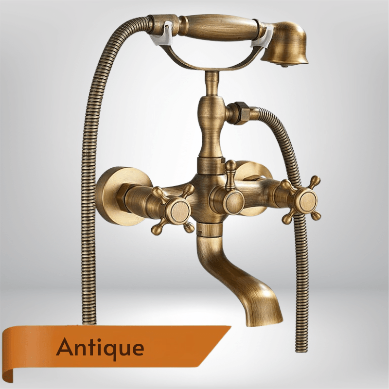 Robinet de Douche Vintage Brossé - Style Rétro Antique