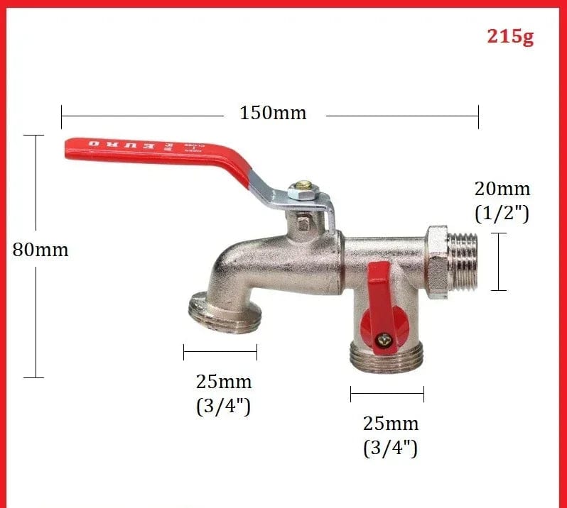 Robinet Extérieur - DuoFlow 215G 215G