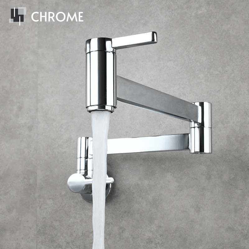 Robinet mural Cuisine - Chrome Chrome