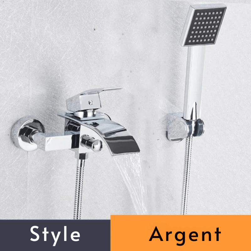 Robinet Salle de Bain - Cascade Nola Argent