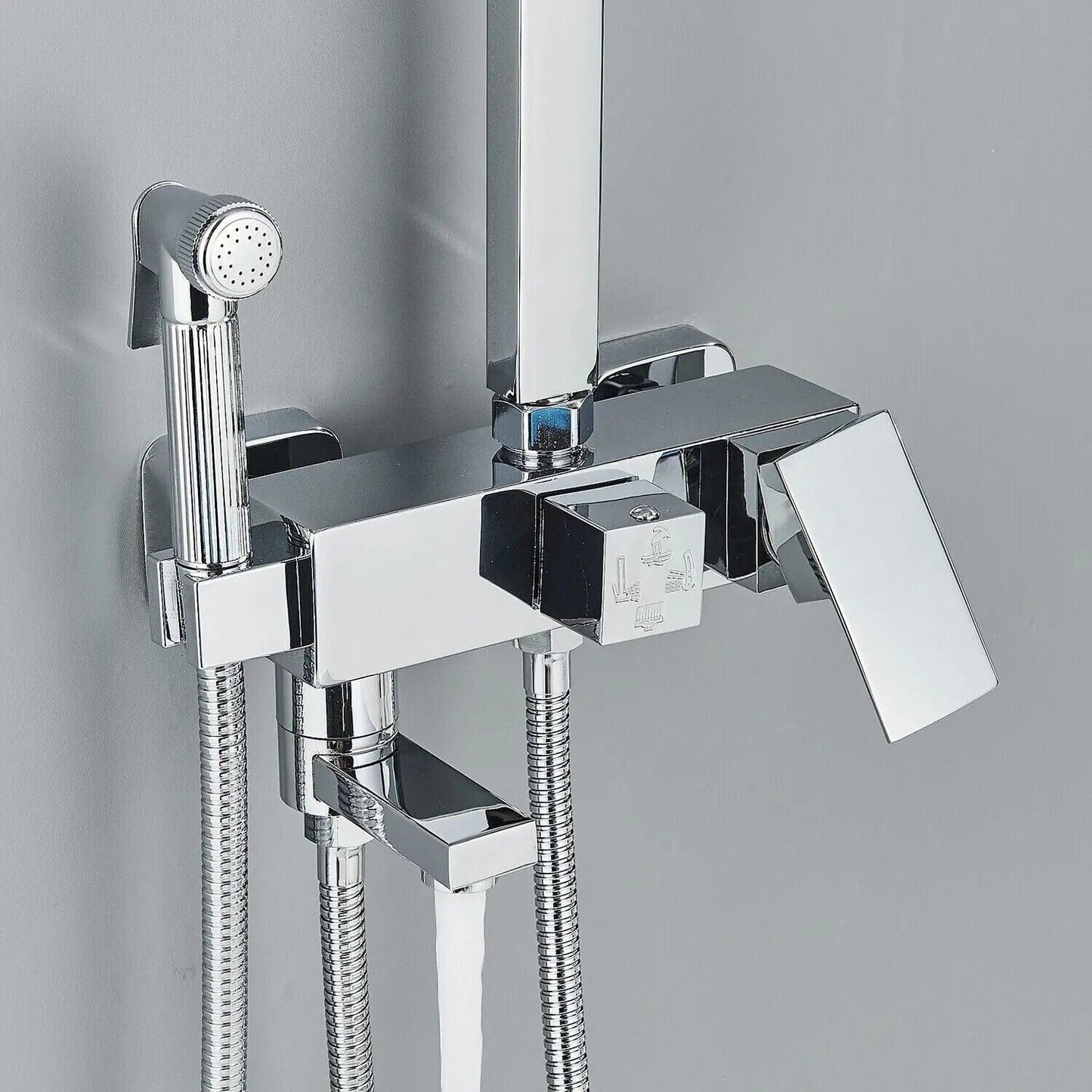 Robinet Salle de bain - Colonne de Douche HydraJet Chrome