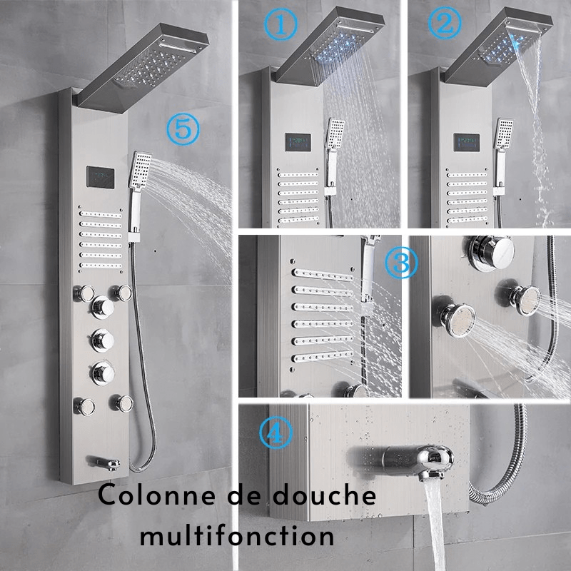 Robinet Salle de Bain - Colonne de Douche Rozin 8004